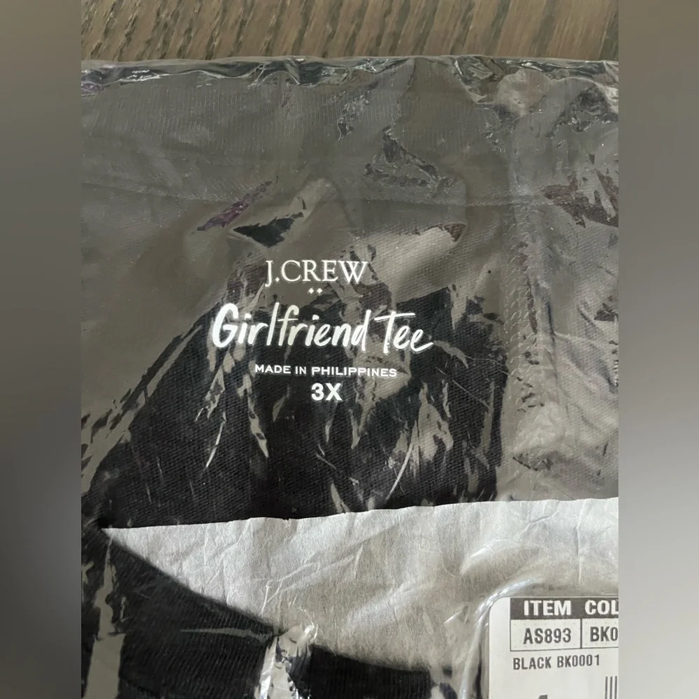 J. Crew Factory Long-sleeve crewneck girlfriend tee - Picture 3 of 3